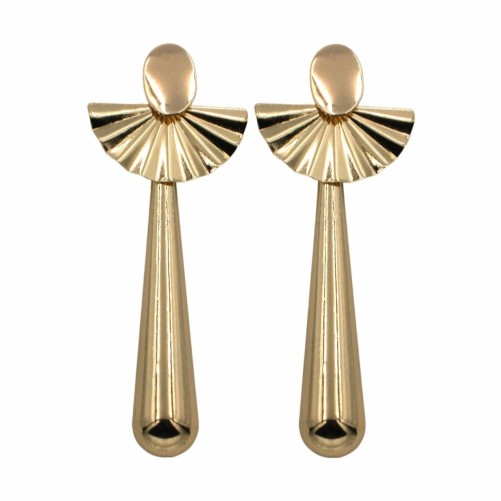 PENDIENTE LAGRIMA ABANICO