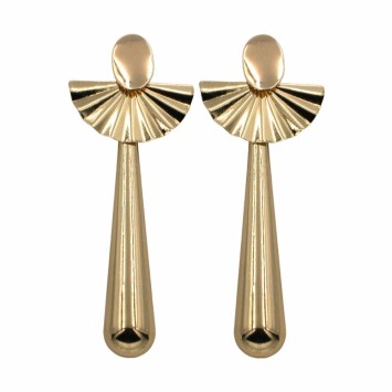 PENDIENTE LAGRIMA ABANICO