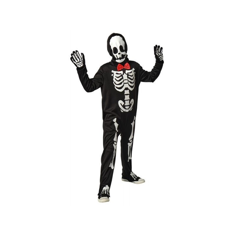 DISFRAZ SKELITO ELEGANTE GID INFANTIL