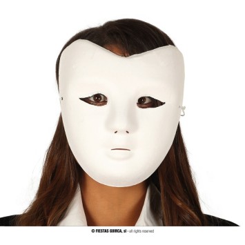 MASCARA BLANCA PARA PINTAR