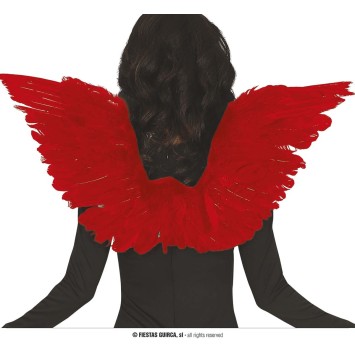 ×ALAS DE PLUMAS ROJAS 62 CMS