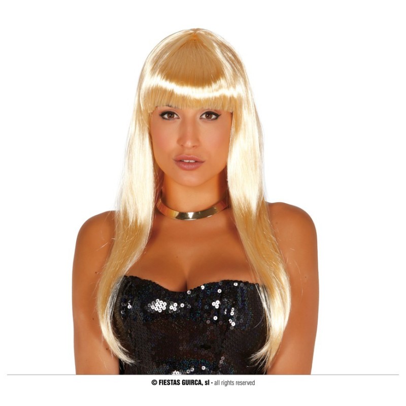 ×PELUCA MELENAS RUBIA EN CAJA