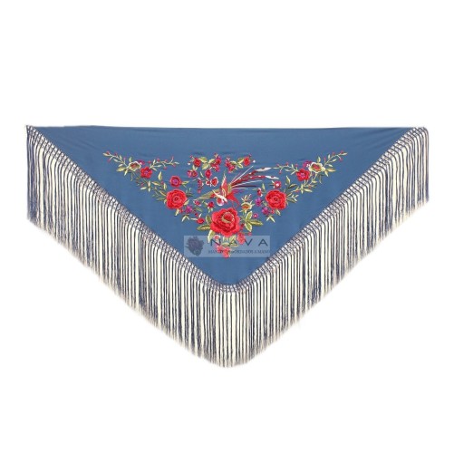 MANTONCILLO BORDADO PÁJARO