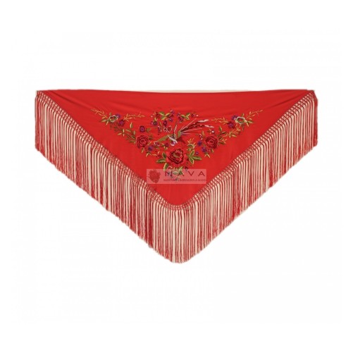 MANTONCILLO BORDADO PÁJARO