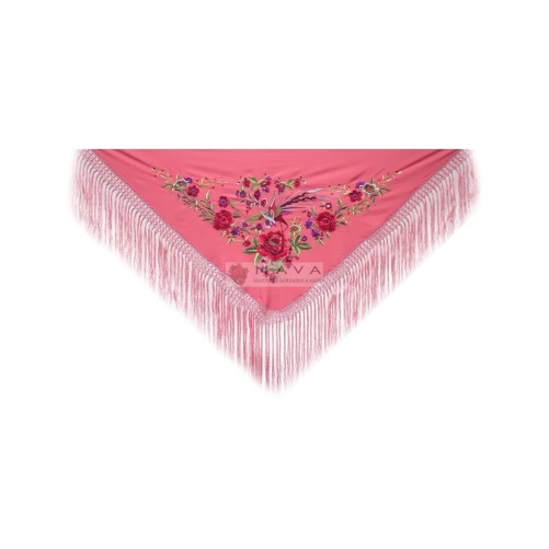 MANTONCILLO BORDADO PÁJARO