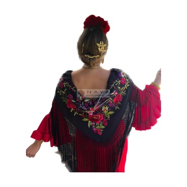 MANTONCILLO BORDADO PÁJARO