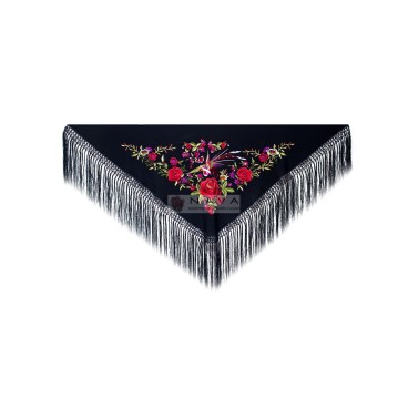 MANTONCILLO BORDADO PÁJARO