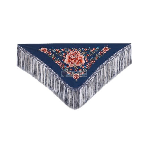 MANTONCILLO BORDADO ROSA GRANDE