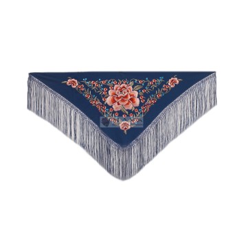 MANTONCILLO BORDADO ROSA GRANDE