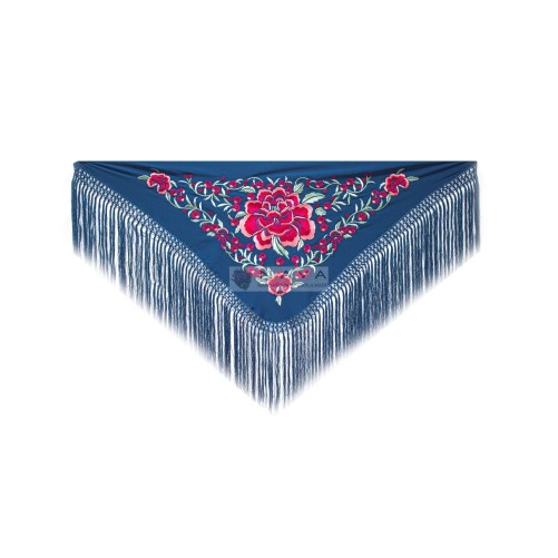 MANTONCILLO BORDADO ROSA GRANDE