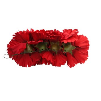 FLOR TIARA DE 4 CLAVELES