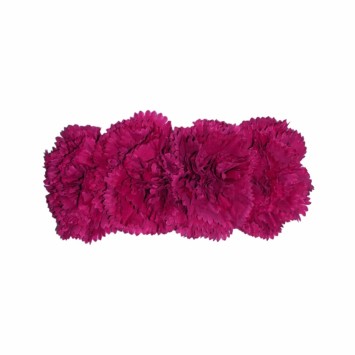 FLOR TIARA DE 4 CLAVELES