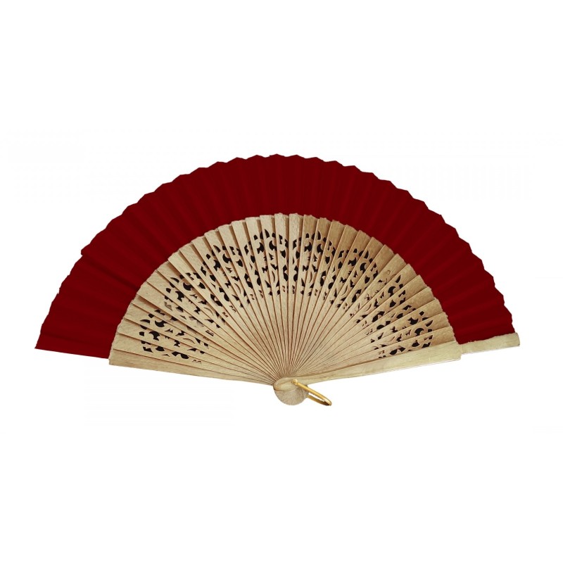 ABANICO MADERA ROBLE CALADO ABANICO MADERA ROBLE CALADO