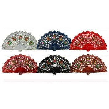 ABANICO BARAJA DE MADERA CALADA