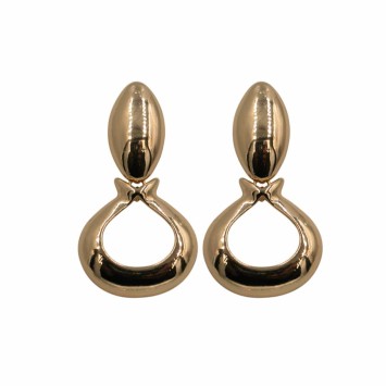 PENDIENTE ARGOLLA DORADO