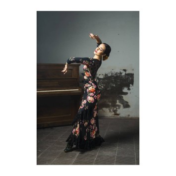 Falda Yumbel Punto Elástico Estampado Adulto