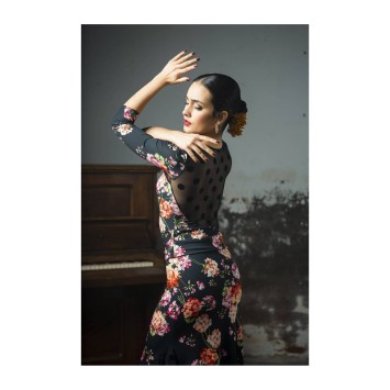 Falda Yumbel Punto Elástico Estampado Adulto