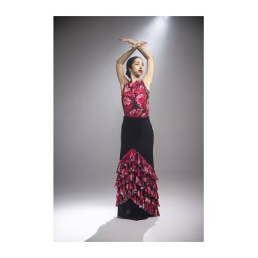 Falda Granizo Punto Elástico Estampado Adulto