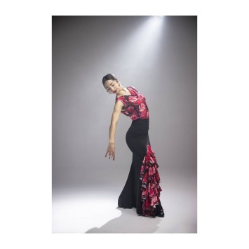 Falda Granizo Punto Elástico Estampado Adulto