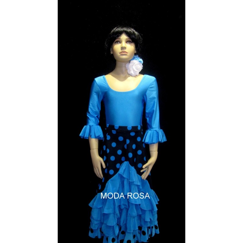 Conjunto Niña Falda de Volantes + Body