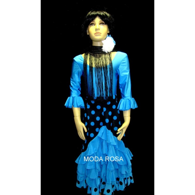 Conjunto de niña Falda + body + fleco Conjunto de niña Falda + body + fleco