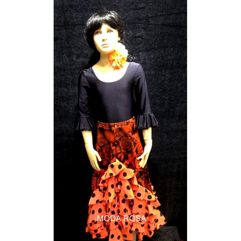 Conjunto Niña Falda de Volantes + Body con Volante Conjunto Niña Falda de Volantes + Body con Volante