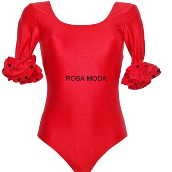 Body de Niña de media manga