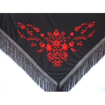Mantón Bordado Mediano