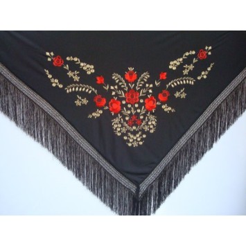 Mantón Bordado Mediano