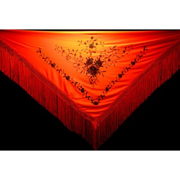 Mantón Bordado Mediano