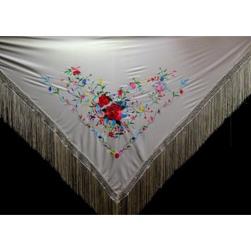 Mantón Bordado Grande