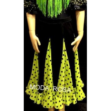 Falda de Niña de Godets