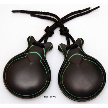 Fibra Negra Veta Verde