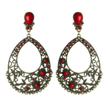 PENDIENTE FLAMENCA CALADO