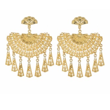 PENDIENTE FLAMENCA ABANICO