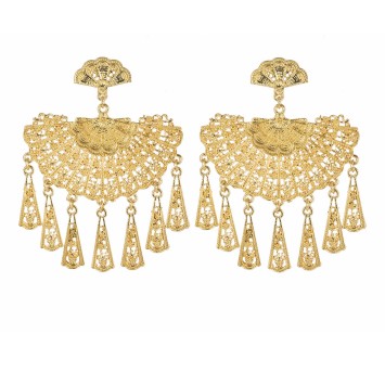 PENDIENTE FLAMENCA ABANICO