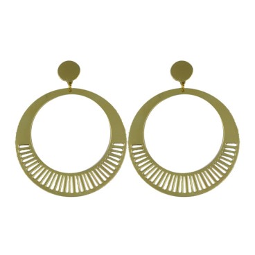 PENDIENTE DORADO DE FLAMENCA