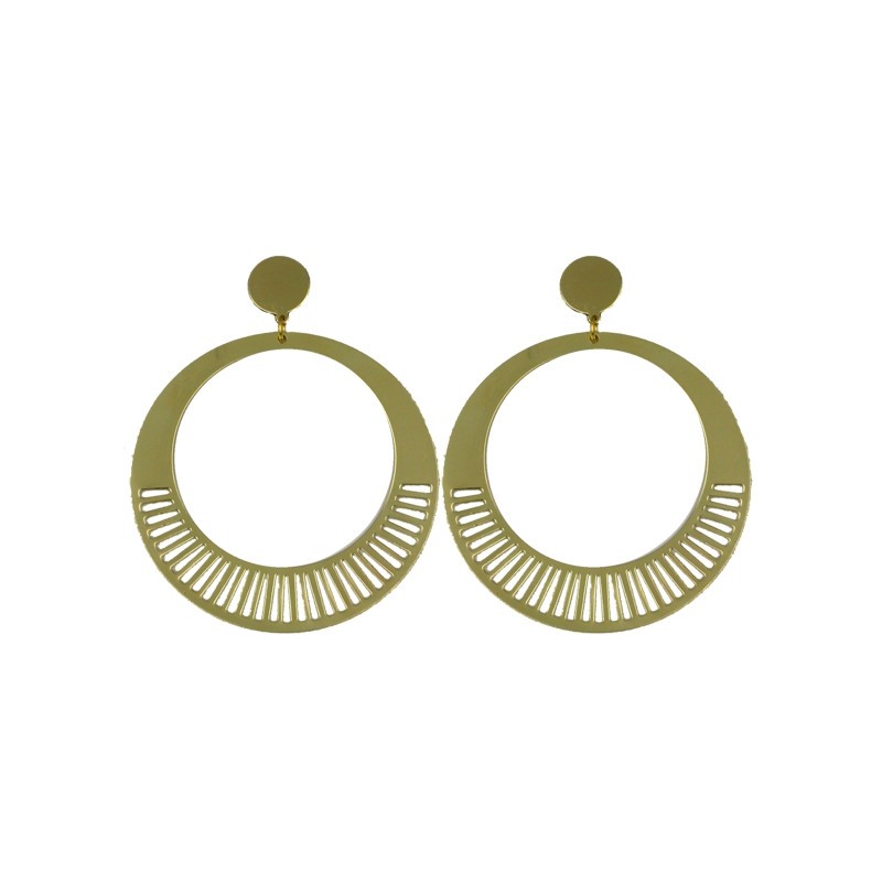 PENDIENTE DORADO DE FLAMENCA