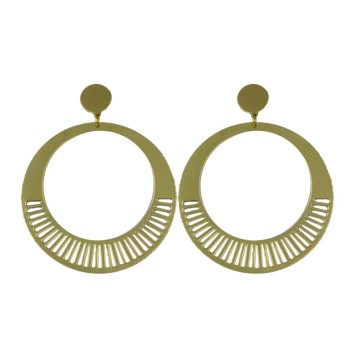 PENDIENTE DORADO DE FLAMENCA