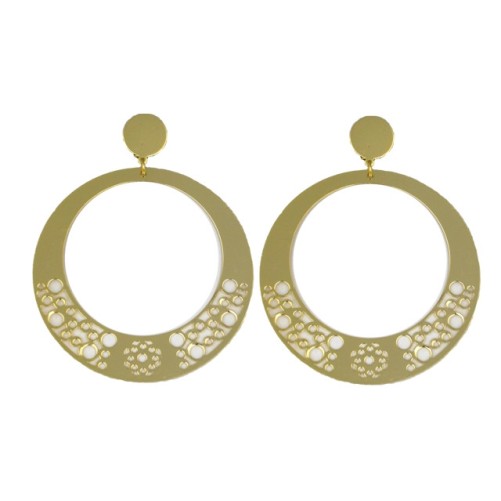 PENDIENTE DORADO DE FLAMENCA