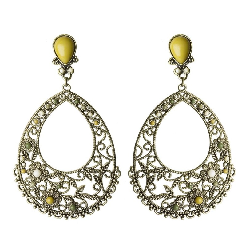 PENDIENTE FLAMENCA CALADO