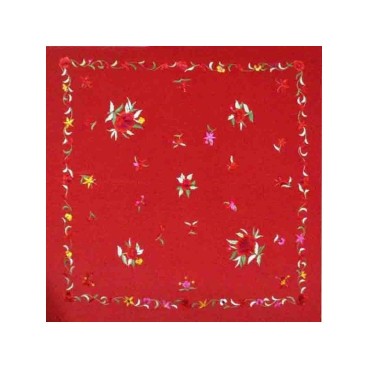 MANTÓN BORDADO EN SEDA