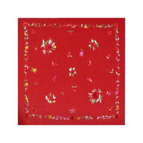 MANTÓN BORDADO EN SEDA