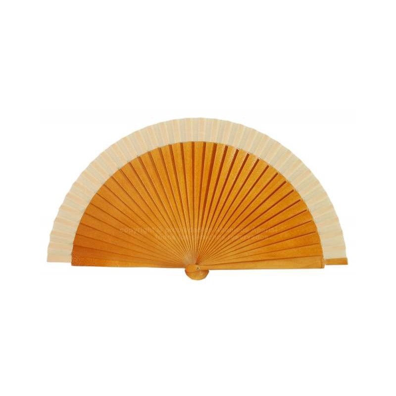 Abanico de madera liso 23cm Abanico de madera liso 23cm