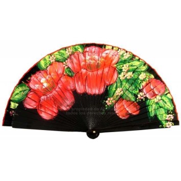 Abanico de madera 23CM