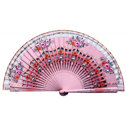 Abanico pintado a mano 23CM