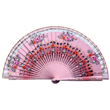 Abanico pintado a mano 23CM