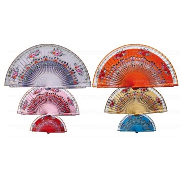 Abanico pintado a mano 23CM