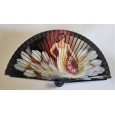 Abanico de madera pintado 21CM Abanico de madera pintado 21CM