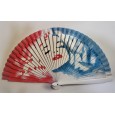 Abanico de madera pintado 21CM Abanico de madera pintado 21CM